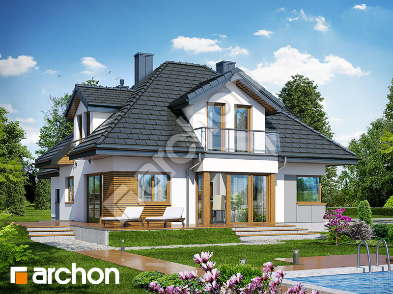 gotowy projekt Dom w czarnuszce 2 (G2) widok 2