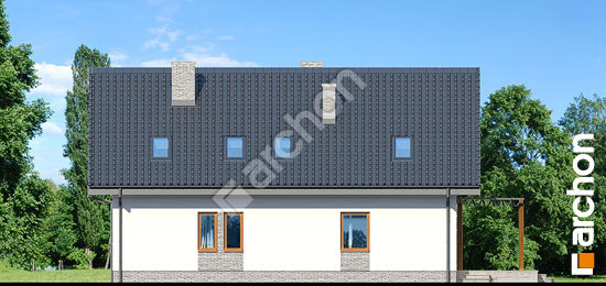 Elewacja ogrodowa projekt dom w tarninach ff45993edc01d788c1cdfb7162636ca6  267