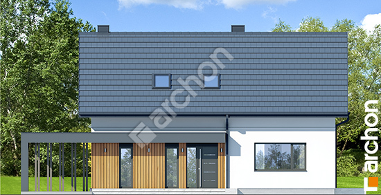 Elewacja frontowa projekt dom w liriope e 0420d91de89cd499963060e06129ccc4  264