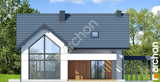 Elewacja ogrodowa projekt dom w liriope e 81ee6ccc946894d19274ad039840b7ce  267