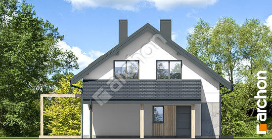 Elewacja boczna projekt dom w zielistkach 18 0094c56afd1fec52d559917f4f4c7b7a  265