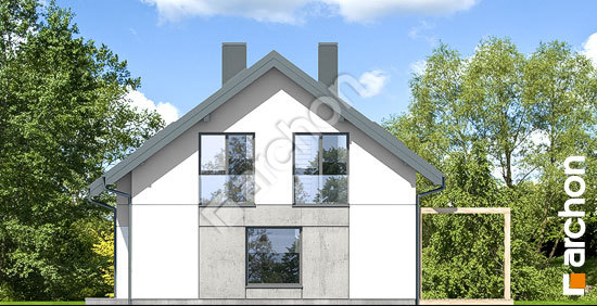 Elewacja boczna projekt dom w zielistkach 18 a12ba56139996e9474c95600d35ba520  266