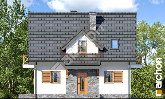 Elewacja frontowa projekt dom w poziomkach 7 p da290bd104794c0e54d4724561f5a7d4  264