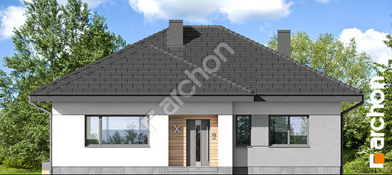 Elewacja frontowa projekt dom w modrzykach 2 w 4d810698675424efaa850de8e122282c  264