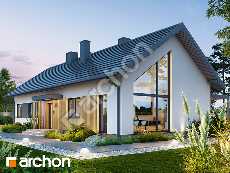 gotowy projekt Dom w kosaćcach 52 widok 2