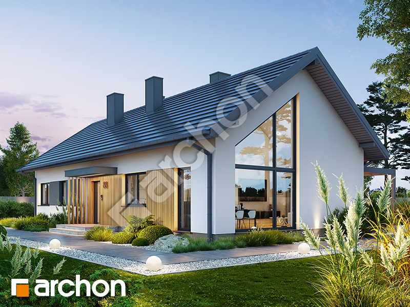 gotowy projekt Dom w kosaćcach 52 widok 2