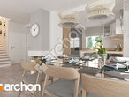 gotowy projekt Dom w rododendronach 19 (P) Strefa dzienna (wizualizacja 1 widok 3)