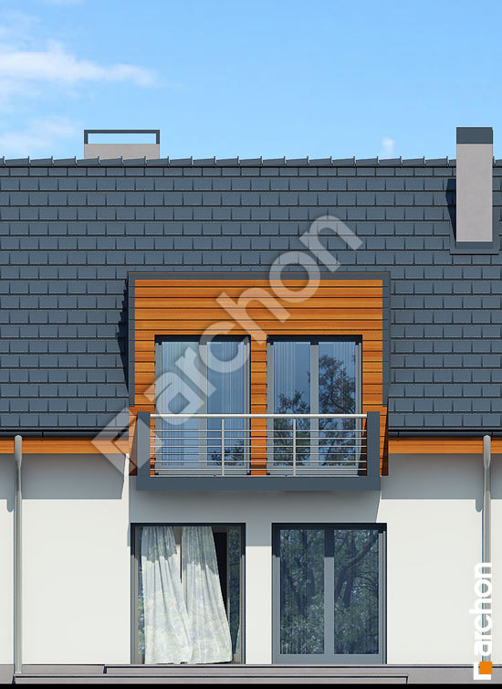 Elewacja ogrodowa projekt dom w klematisach 8 s ver 3 258443b7e27b4e03129fdcdbaf645b56  267