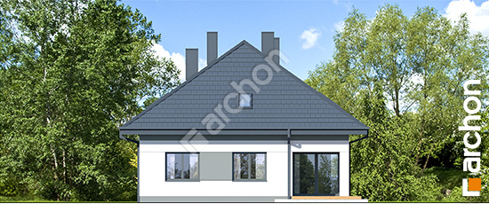 Elewacja ogrodowa projekt dom w renklodach 37 g cba90397800314c83385fa7516f9fc20  267