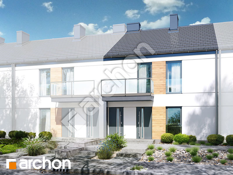 gotowy projekt Dom w bratkach 2 (R2S) widok 1