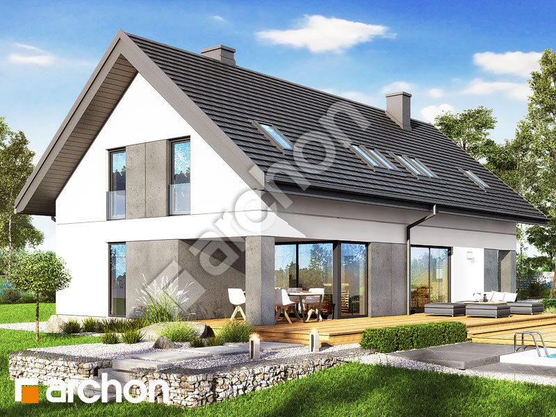 gotowy projekt Dom w marzyczkach widok 2