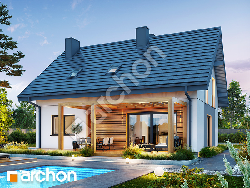 gotowy projekt Dom w lucernie 22 widok 2