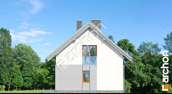 Elewacja boczna projekt dom w kroplikach w 1a37655774044ab534ffc3dee7a95de5  265