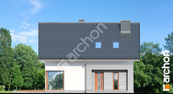 Elewacja frontowa projekt dom w kroplikach w bfb5c892bf666551b135190c332b39a8  264