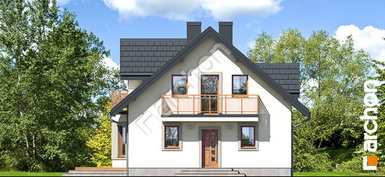 Elewacja frontowa projekt dom w rododendronach 5 w ver 2 82f4419f07a94be3389747e90a5752cb  264