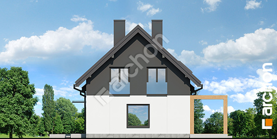 Elewacja boczna projekt dom w zielistkach 23 ga b4673de98ad20a51427a85a6268610ec  265