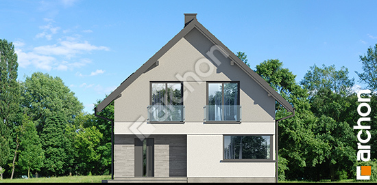 Elewacja frontowa projekt dom w kobeach 2 e oze 4229d26edad9599510cc7b400946424a  264