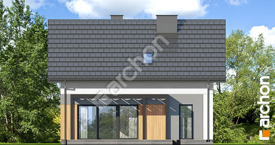 Elewacja ogrodowa projekt dom w manuce c5332fb68f7001d7af6622a6ad916d75  267