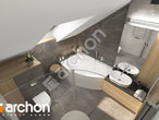 gotowy projekt Dom - Miniaturka (NT) Wizualizacja łazienki (wizualizacja 3 widok 4)