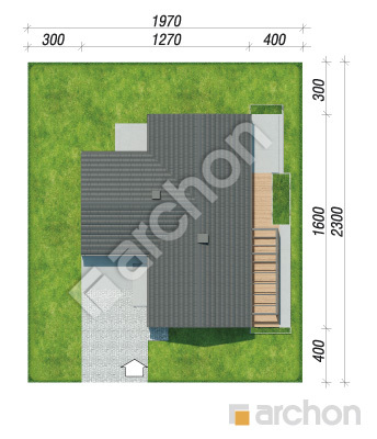 gotowy projekt Dom w rarytasach 3 (GE) OZE sytuacja