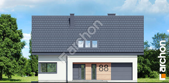Elewacja frontowa projekt dom w balsamowcach a 0ab86ad8f8992fa2d7b16e24dc44284d  264