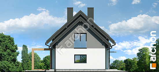 Elewacja boczna projekt dom w zielistkach 34 g 3fc03e25e391f602420f061635d14f4f  266