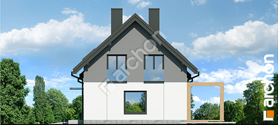 Elewacja boczna projekt dom w zielistkach 34 g c1e807bb870d172ea3696761bede7452  265