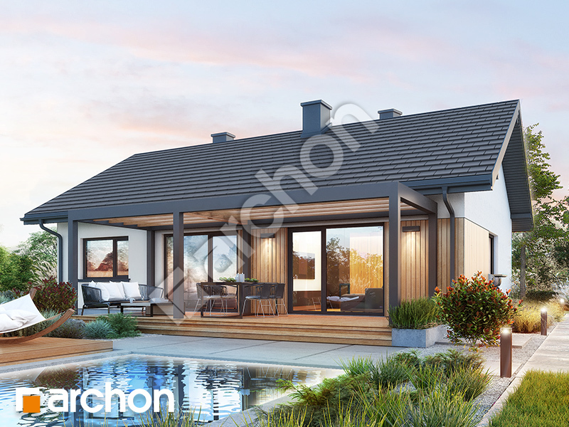 gotowy projekt Dom w kruszczykach 22 widok 2