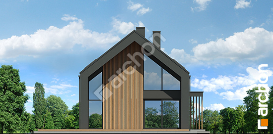 Elewacja boczna projekt dom w trzcinnikach 6 e 0dc1c563787d50c76cb7756693560e6e  266