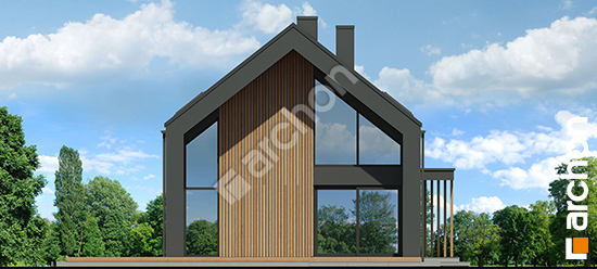 Elewacja boczna projekt dom w trzcinnikach 6 e 308d8e434779505dcdda234190971463  266