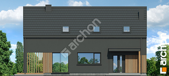 Elewacja frontowa projekt dom w trzcinnikach 6 e ecb9918f29c7e6ce6097afc40153f938  264