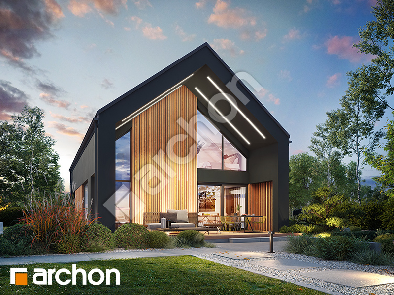 gotowy projekt Dom w trzcinnikach 6 (E) 