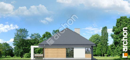 Elewacja boczna projekt dom w klosowkach g c355b821adeb6ba0365dc63af1565cbb  266
