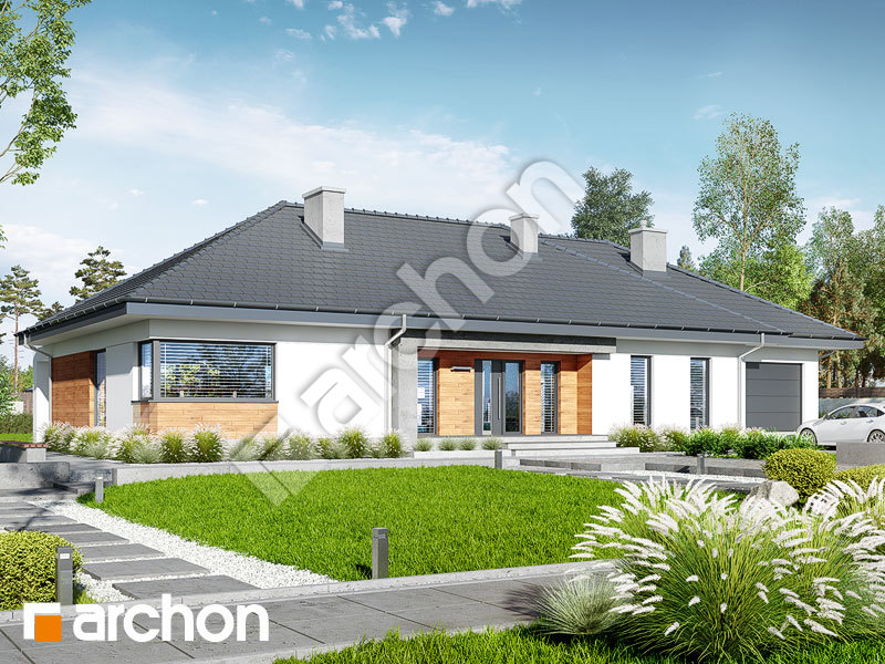 gotowy projekt Dom w kłosówkach (G) widok 2