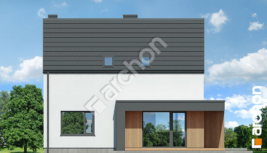 Elewacja ogrodowa projekt dom w lilijkach db3d135e56e3d53bad6ddb75d799ad60  267