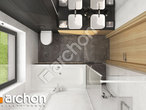 gotowy projekt Dom w narcyzach 6 (R2) Wizualizacja łazienki (wizualizacja 3 widok 4)
