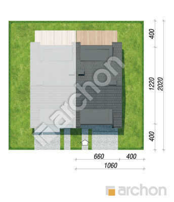 gotowy projekt Dom w riveach 8 (GB) sytuacja