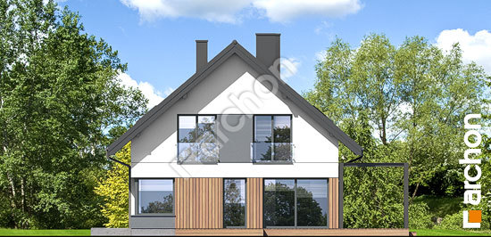 Elewacja ogrodowa projekt dom w idaredach 11 g2a 5abd88338f837b516bff9b84172c6410  267