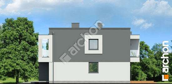 Elewacja boczna projekt dom w klematisach 34 18b504481bd22d5a3e9daef6d387d010  265