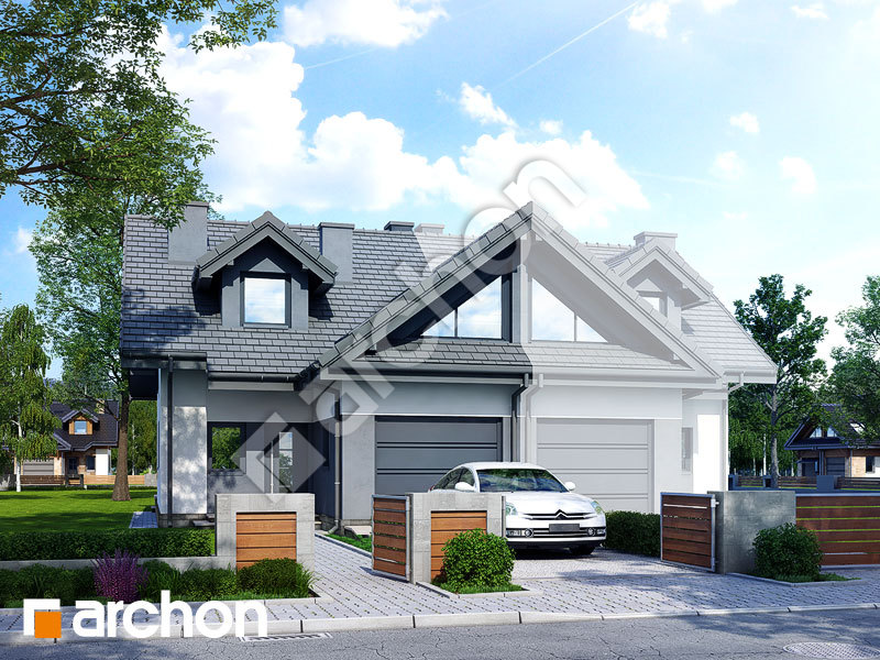 gotowy projekt Dom w klematisach 5 (B) 