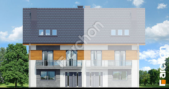 Elewacja frontowa projekt dom w kalwilach b 91e9fe47a1732e27c58d31e74caa7101  264