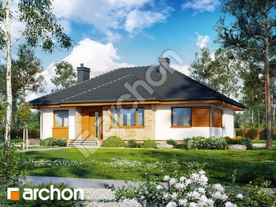 gotowy projekt Dom w akebiach (W) 