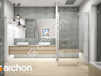 gotowy projekt Dom w hortensjach 2 (G2) Wizualizacja łazienki (wizualizacja 3 widok 1)