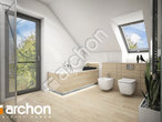 gotowy projekt Dom w hortensjach 2 (G2) Wizualizacja łazienki (wizualizacja 3 widok 3)