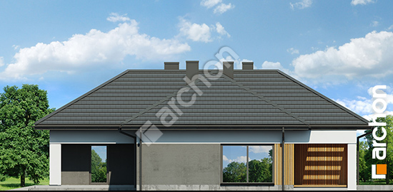 Elewacja boczna projekt dom w macierzankach 3 g2 22d1034df2f5f01ce4e18530c1375570  265