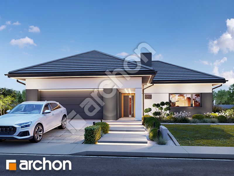 gotowy projekt Dom w macierzankach 3 (G2) widok 1