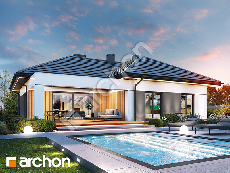 gotowy projekt Dom w macierzankach 3 (G2) widok 2