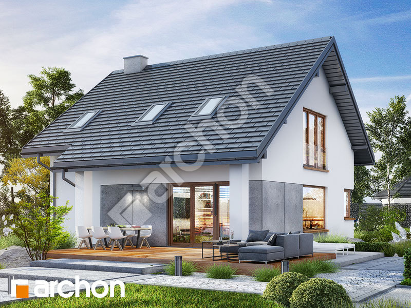gotowy projekt Dom w kocankach widok 2