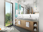 gotowy projekt Dom w żurawkach 3 (P) Wizualizacja łazienki (wizualizacja 3 widok 1)