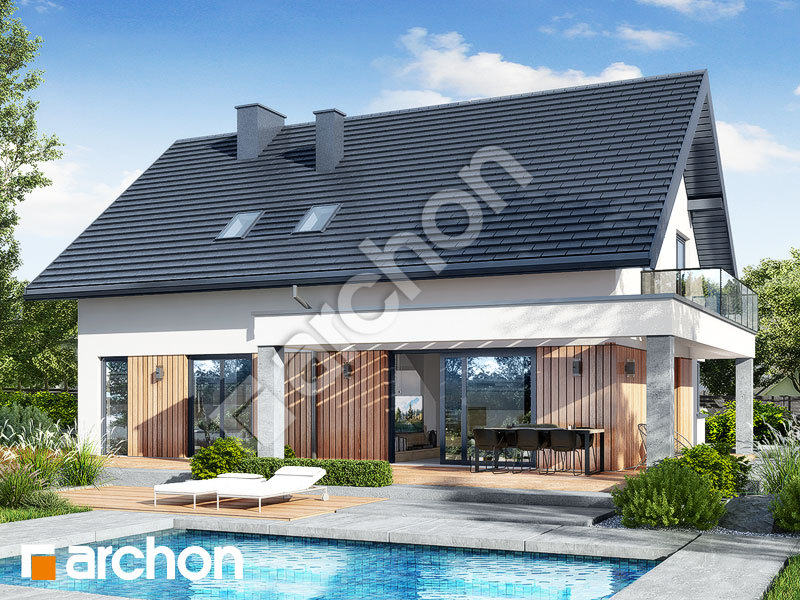 gotowy projekt Dom w nefrisach 2 (G2) widok 2